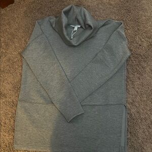 SPANX Women's Gray Cowl Neck Tunic